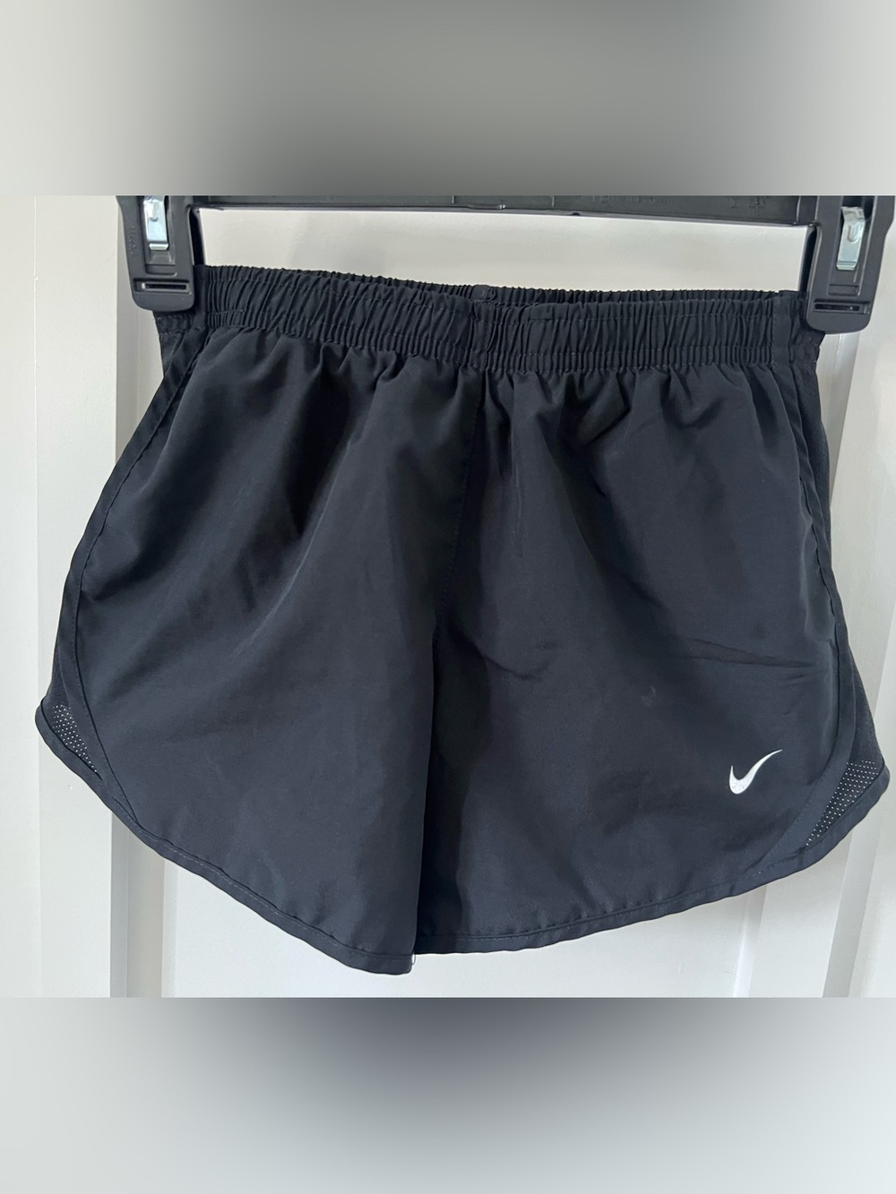 Nike Girl’s Black Athletic Shorts with Elastic Waist